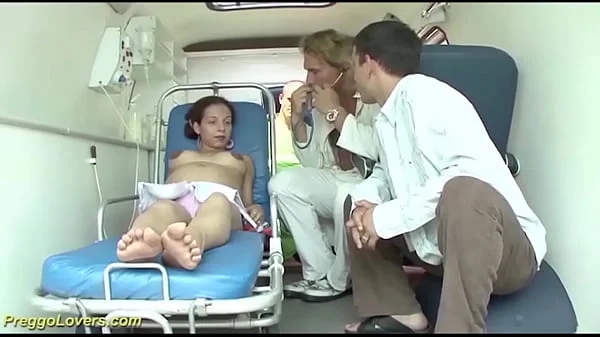 rough pregnant orgy at the ambulance