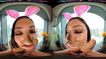 Curvaceous Easter cooking: Big Tits, Big Ass  Brunette VR Porn