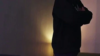 Small tit brunette gives a nice hard blowjob and fuck