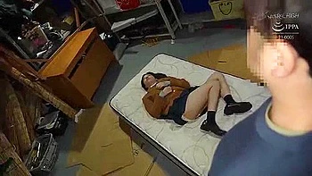 She is tied up, touched, smeared with an aphrodisiac, fingered until she squirts, and then fucked.