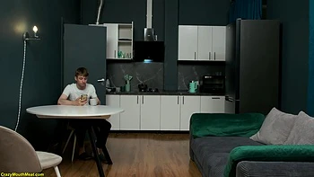 Chubby 18 Y.O Teen Swallows A Cock Completely