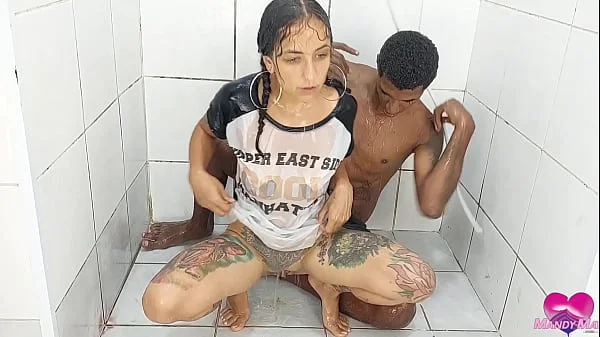 BBC Interracial Anal Fuck and Anal Enema