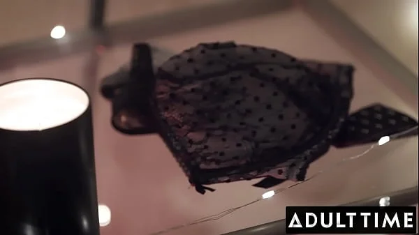 ADULT TIME - Big Tit Blonde Gabbie Carter Lets Horny Husband and Wife Tag-Team Her