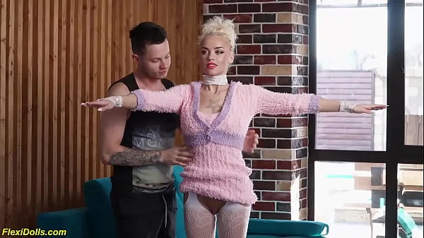 real skinny doll Lara Frost gets ass fucked