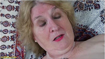 79 Years Old Mature First Anal Dildo