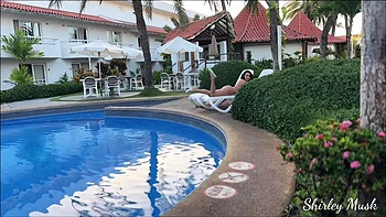 Shhh I Cheated On My Wife On The Pool. My Insane Neighbor Teases