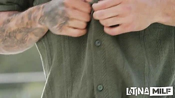 An awesome sideways pose fuck with a big-boobed gf Luiza Marcato