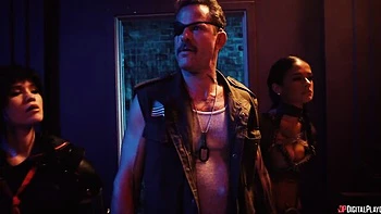 Asian angel Yhivi feels a fat black cock deep in her round ass