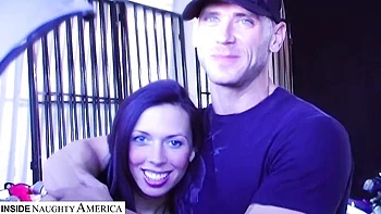 Awesome silicone tits brunette Rachel Starr is enjoying this big dick