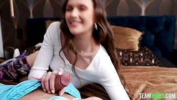 Gorgeous dick-riding session with a hot long-legged model Stacy Cruz