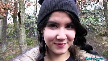 Sweet sex for money in the doggy style with a hot girlfriend Nice Little