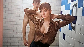 Stunning brunette Lexi Luna is enjoying getting fucked from behind