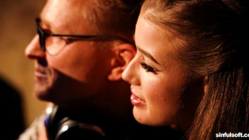 FFM artistic fuck in the missionary pose with Nicole Rae and Olivia Sparkle