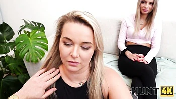 Chubby blonde babe Nikky Dream likes jumping on a huge wiener