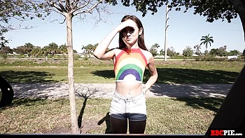 An awesome interracial fuck with a long-legged whitey Daisy Fox