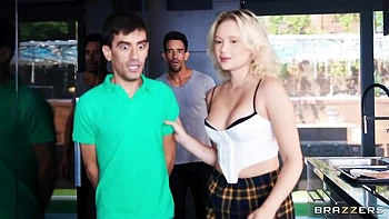 Fine-looking Jessie Ames's doggystyle sex