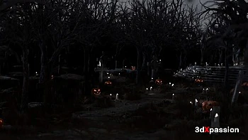 Deep throat xxx with fascinating puss from 3DXPassion