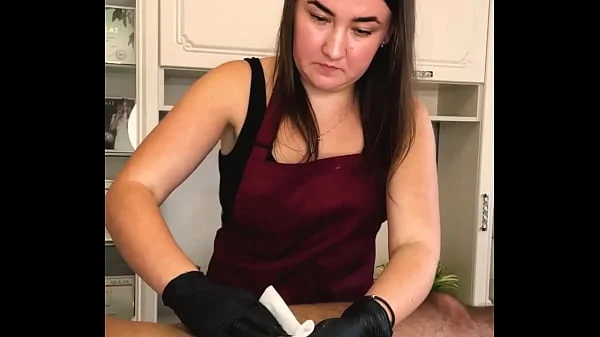 While studying with SugarNadya the client powerfully ejaculated, the student saw a powerful cumshot