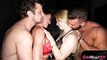 Watch slutty Sofie Marie and Vince Karter's sex