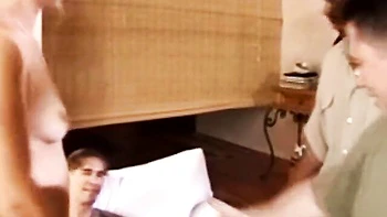 Romantic miss's double penetration dirt