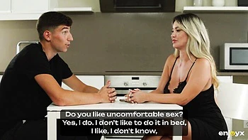 Cute Tatiana Alvarez and Brady Bud - cum on face sex - Enjoyx