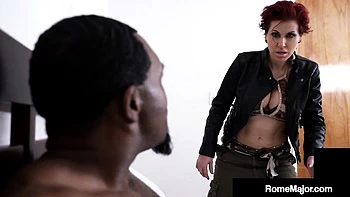 Lissome Rome and Savana's big cock smut