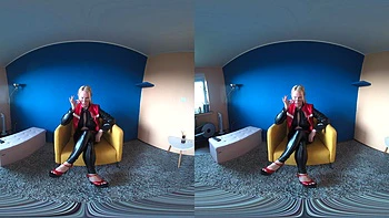 Die Geile Lederbraut Aus Der Bar Neben Der Straße