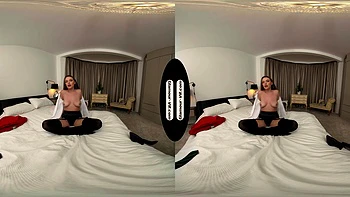 Antonia Jay Silent Study Session: College Tease Turns Filthy