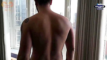 Cuckold wifey brings puny platinum-blonde for super hot window sex; sloppy tart shrieks loudly.