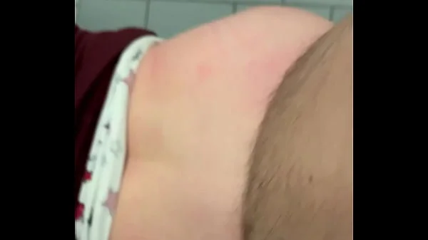 Went into the airport bathroom with SugarNadya, stripped her and fucked her hard, CUM all over her ass