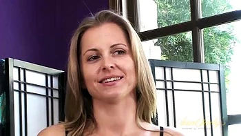 Miss Melrose shows off her pussy