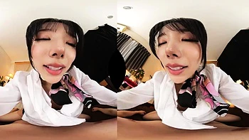 Amateur Asian College Teen Gives Blowjob