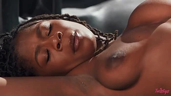 Gorgeous Ebony Hazel Grace Is Touching Her Hungry Hole With Love