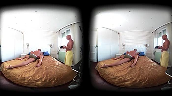 Ariana Cortez - Behind The Scenes VR Part One - Interracial Foursome