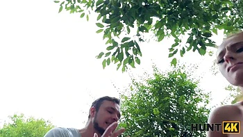 HUNT4K. Rough sex with a stranger is the best medicine instead of fruits: Porn