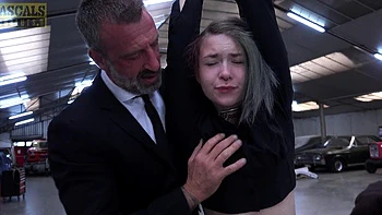 Emily Addams gets her natural tits fingered and fucked rough