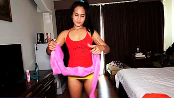 Thai wife does a workout on husband cock
