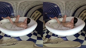 Skinny 18 y.o Teen In The Bath