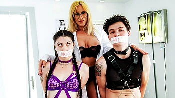 Aderes Quin and DayDream Daisy are enjoying this young cock