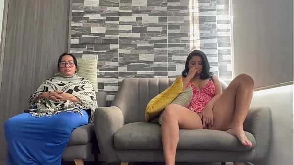 I want to finger my wet pussy till squirt while my step grandma is close