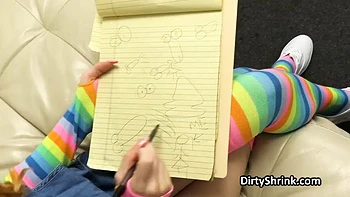 Perv ginger patient wants doctors dick deep in her mouth and pussy