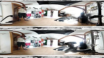 Stunning doxy at virtual reality smut