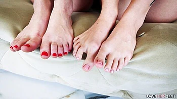 Love Her Feet featuring Cherry Candle's foot worship trailer
