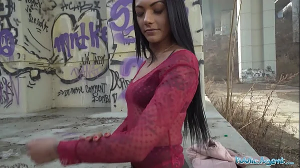 Public Agent A beautifully tanned body bent over and fucked outdoors