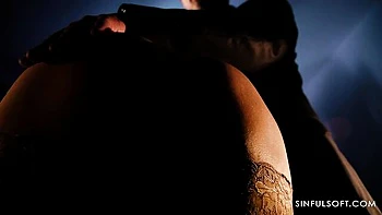 Office sex in the missionary pose with a gorgeous beauty Karina King