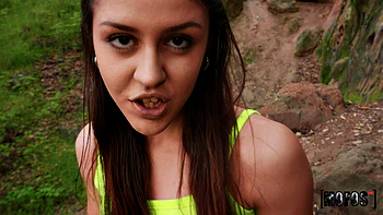 Horny Chick Climbing a Tree