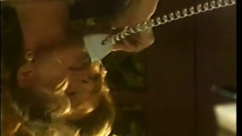 Non stop blonde with big boobs cock jerks off on the bed