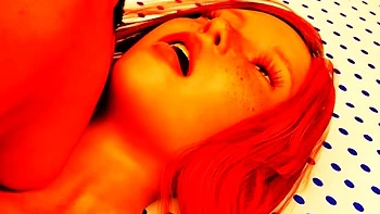 Small Titted Brunette Anja Toying Her Slit