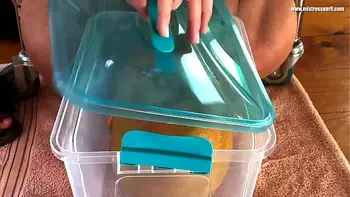 Dominatrix Mistress April - Slave in water toilet for