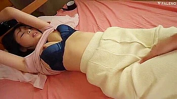 Her arms are tied while she is sleeping, her legs are spread, and she is penetrated deep into her throat.